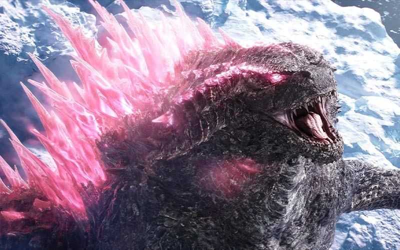 Godzilla, the mighty king of the monsters, stands tall, radiating power and dominance over all creatures.