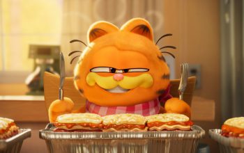 A 3D animated depiction of Garfield, the famous orange cat, known for his laziness and love for lasagna.